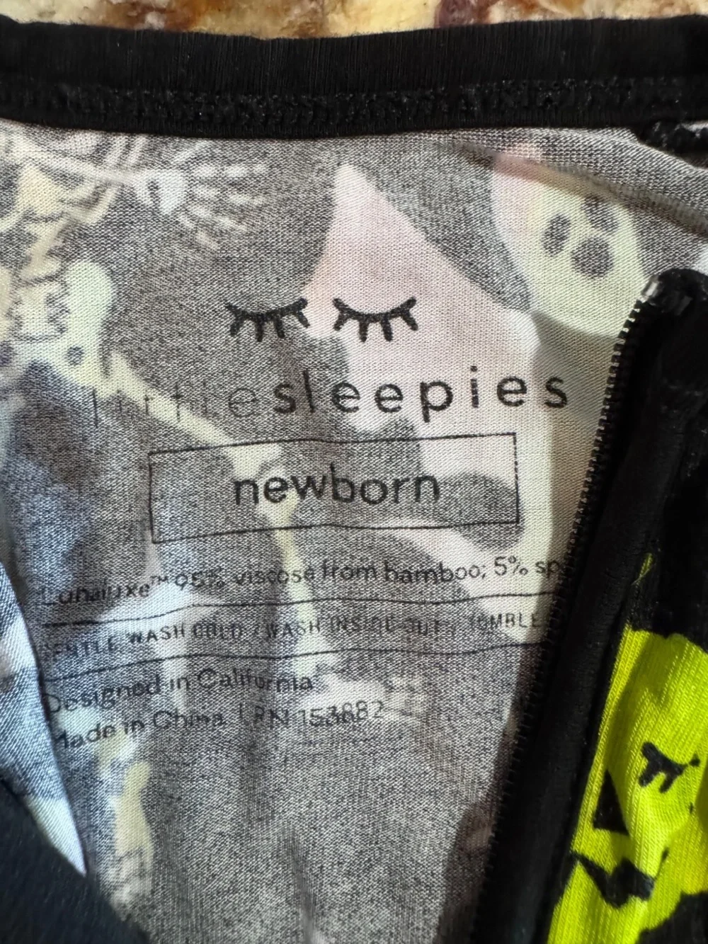 Little Sleepies Halloween convertable footie